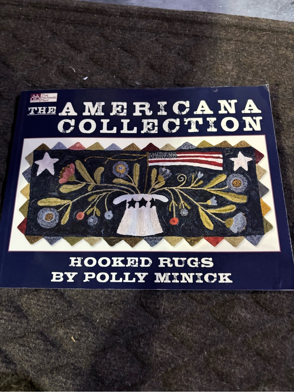 Polly Minick The Americana Collection Hooked Rugs - Navy Cover
